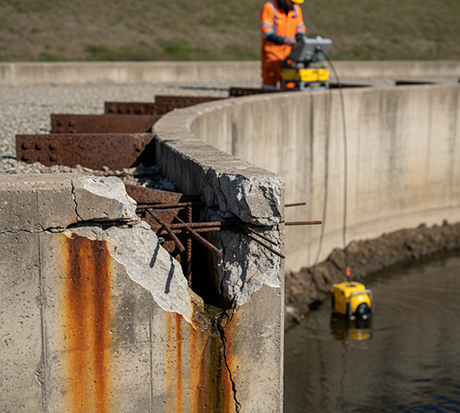 Wastewater Treatment Basin Corrosion