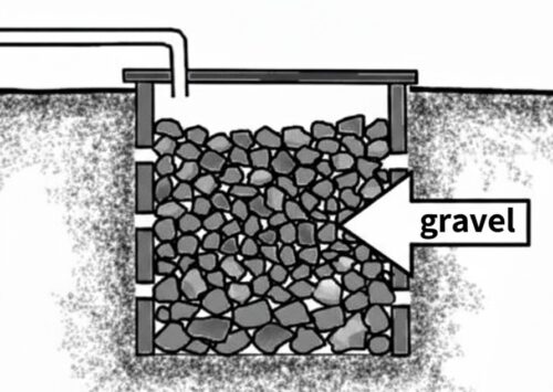 underground pits filled with gravel