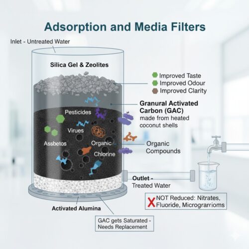 Adsorption and media filters